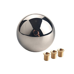 DEWHEL Aluminum Manual Stick Shift Knob Polish Chrome for Honda Mazda Subaru Toyota Mitsubishi Nissan Chrysler Jeep Wrangler etc - product view 2