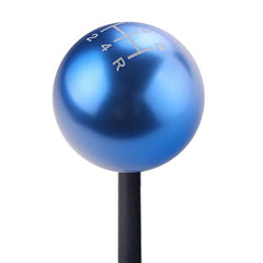 DEWHEL Round Ball Billet M12x1.25 5 Speed Short Throw Shifter Shift Knob MT Manual Gearbox Screw On Blue - product view 3