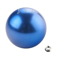 DEWHEL Round Ball Billet M12x1.25 5 Speed Short Throw Shifter Shift Knob MT Manual Gearbox Screw On Blue - product view 4