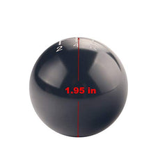 DEWHEL Round Ball Billet M12x1.25 5 Speed Short Throw Shifter Shift Knob MT Manual Gearbox Screw On Blue - product view 5