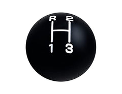 DEWHEL Aluminum 3 Speed Shifter Shift knob Black 5/16
