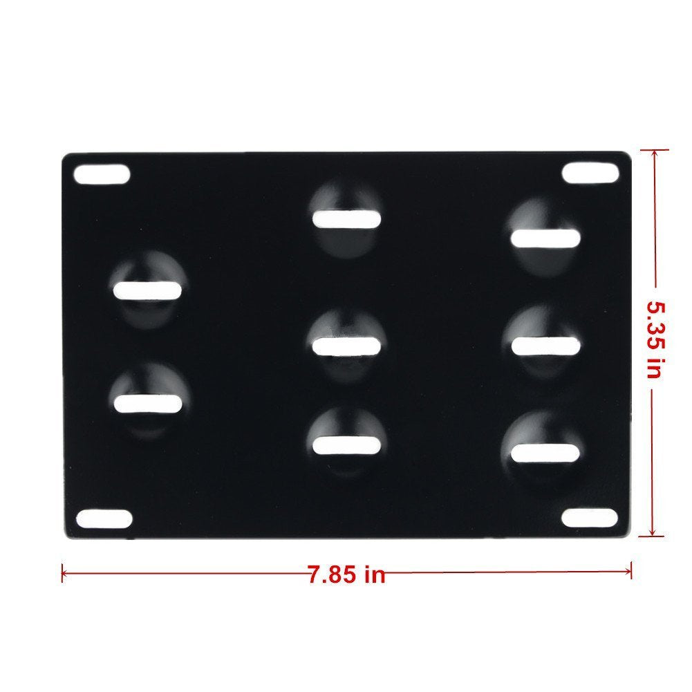 thumbnail image 2 of JDMax Black Rear License Plate Bracket For Audi A4 S4 2009-2012 - Includes Screws, Direct Fit 2 of 2