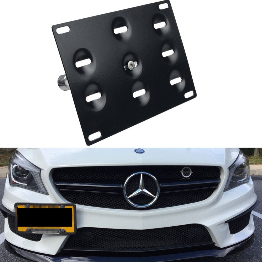 5 Front Bumper License Plate Tag Holder Mounting Relocator Adapter Kit Bracket For Mercedes-Benz (All Models) Quantity Discount(9.95$ To 6.50$)(Each With 2 Screws 4 Bolts & 4 Built In Nuts) (5 - Foto 6
