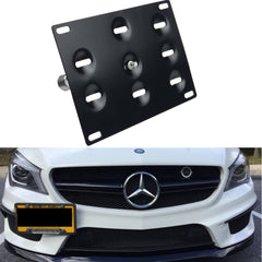 Front-Bumper-Tow-Hook-License-Plate-Mount-Bracket-Bolt-on-No-Drill-Relocator-Hole- Adapter-Support-Holder-For-Mercedes-W204- C-Class-W212-E-Class-C117-CLA-Class-W221-S-Class-W166-ML-X204-GLK